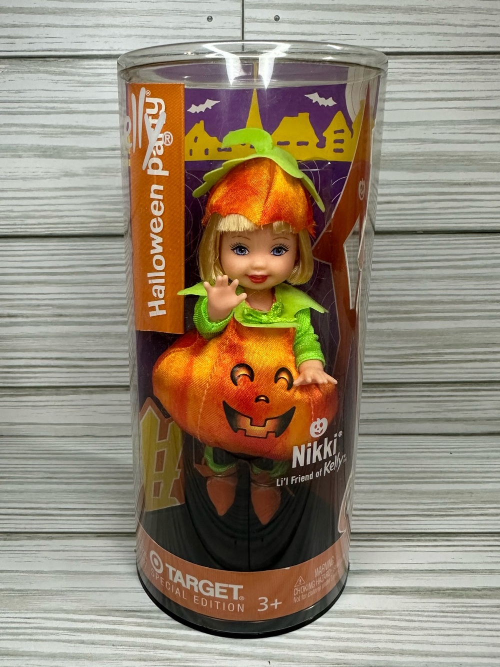 Vintage 2003 Halloween Party Nikki Kelly Club Doll W Pumpkin Costume Collectible
